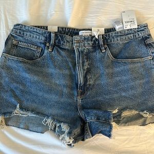 Good American Cut Off Jean Shorts - size 14